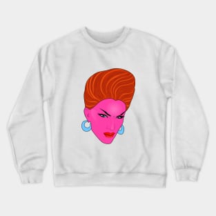 Sasha Velour | Pink Tall Person Crewneck Sweatshirt